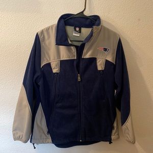 NFL New England Patriots fleece jacket size medium